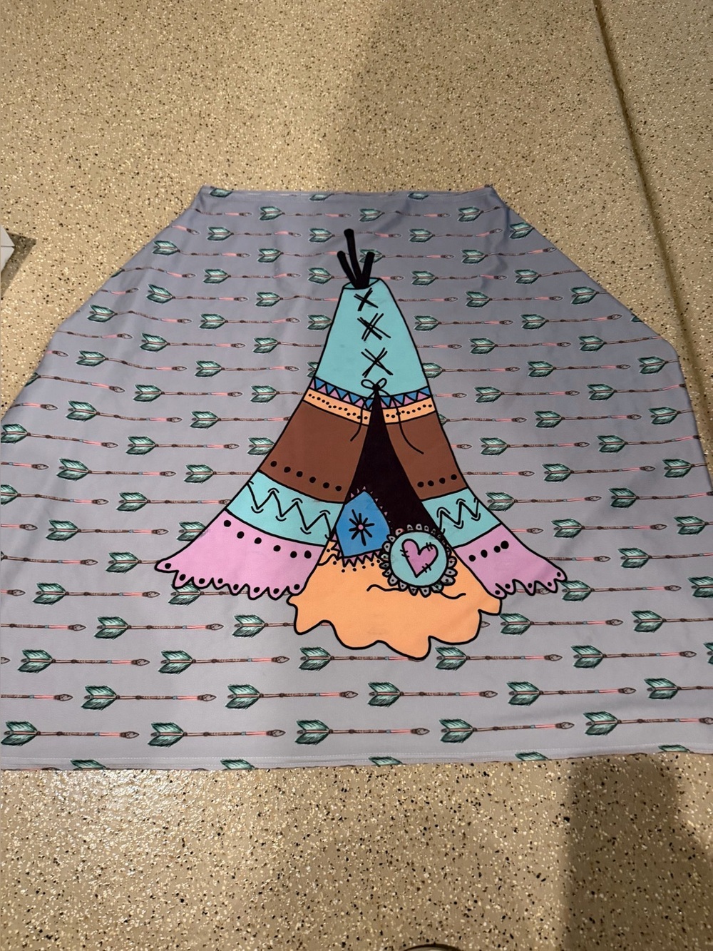 INFANT BABY CAR SEAT COVER Breastfeeding cover Teepee boho